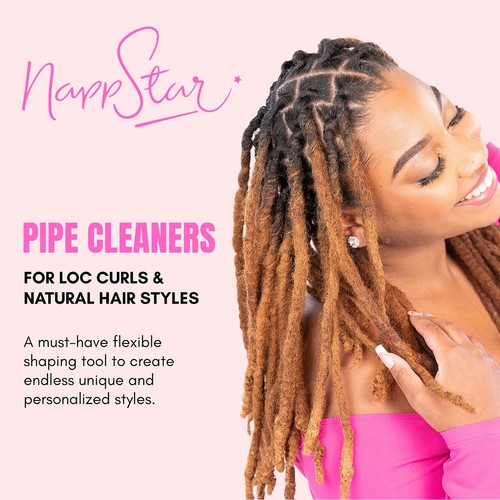 Pipe Cleaners, Loc Curlers for Effortless Styling, Professional Flexible Shap... - Picture 2 of 6