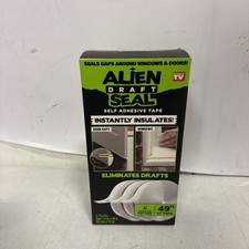 AlienSeal 1.4inx49ft Transparent Anti-Draft Adhesive SealTape (3-Pack)