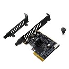 PCIe To USB 3.2 Type E Expansion Card 20Gbps Speed 15Pin Power Computer Hardware