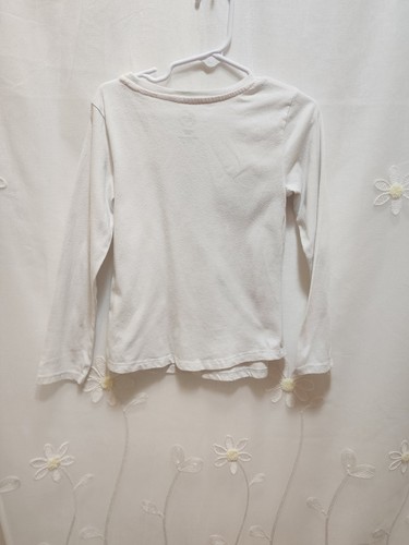 Wonder Nation Girls Size 4/5 White Long Sleeve Im So Cute Cat Shirt Animal Kid - Picture 10 of 12