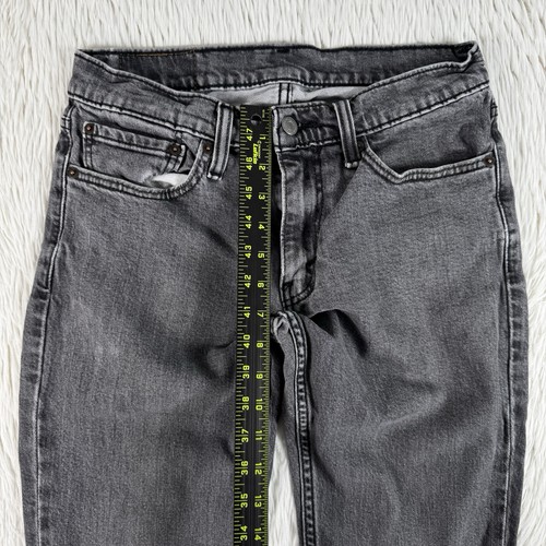 Levi's 511 Herrenjeans grau anthrazit Waschung mittelhoch schmales Bein Denim Größe 31 x 30 - Bild 12 von 24