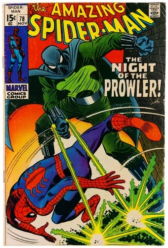 Amazing Spider-Man #78 1969 Marvel Comics VG Comic Book 1st App Prowler Brown