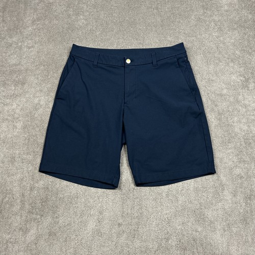 Lululemon Commission Short Classic 9" Mens Size 32 Navy Performance Stretch - Picture 1 of 9