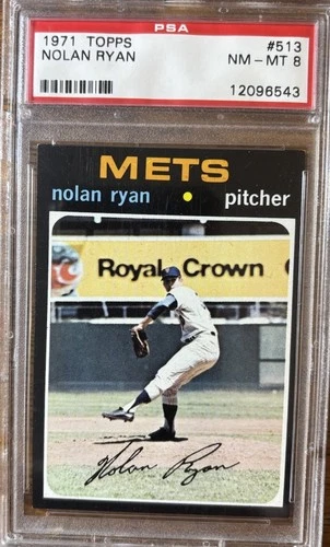 1971 Topps #513 Nolan Ryan PSA 8 NM MT HOF