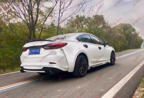 For Mazda 6 Atenza 2014-2017 Forged Carbon/Carbon Fiber Rear Trunk Spoiler Wing - Imagen 12 de 30