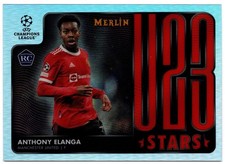 2021-22 Topps Merlin Chrome UEFA U23 Stars ANTHONY ELANGA #U23-18 Man United RC