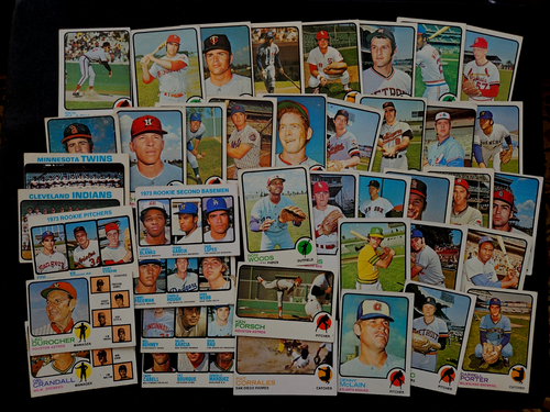 1973 Topps High #531-660 Baseball Lot 40 Lopes Hough McLain Durocher Rau TEAM RC - Picture 14 of 14