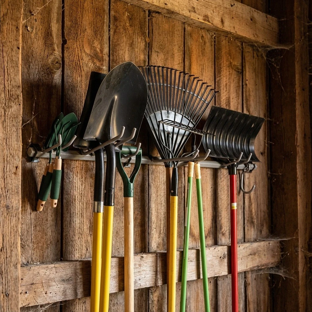 Monkey Bar Storage Yard Rake Storage Rack - Thumbnail 2