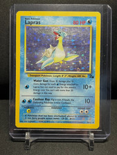 Lapras 10/62 Holo Rare Pokémon 1999 Fossil - HP