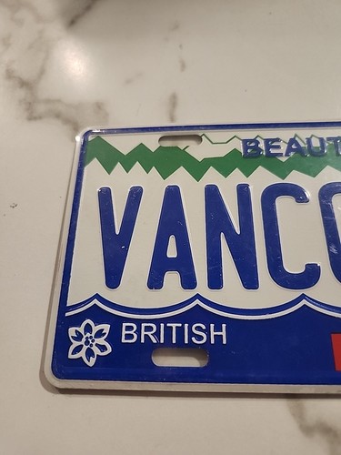 MINI SCHÖNES VANCOUVER BRITISH COLUMBIA NUMMERNSCHILD KANADISCHES ETIKETT Neuheit - Bild 2 von 12