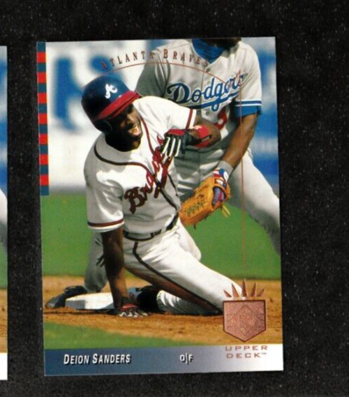 1993 SP #62 DEION SANDERS Cowboys Falcons Braves Colorado
