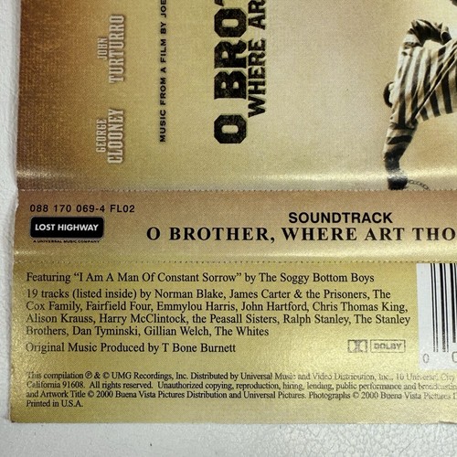 O Brother, Where Art Thou? Motion Picture Soundtrack (Cassette, 2000 Mercury) - Picture 7 of 16