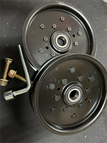 2PK Idler Pulley for John Deere 48" 335 345 325 LX88 LX78 G100 AM106627 AM121602 - Picture 4 of 4