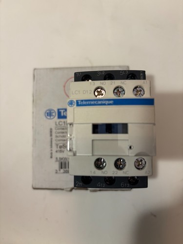 Telemecanique Contactor 5.5kW 12A 3 Pole 415VAC LC1D12N7 - Picture 2 of 4