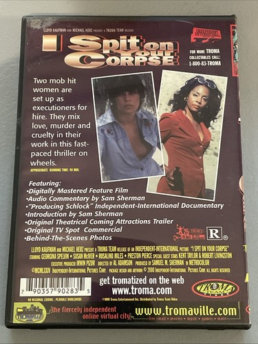 Spit on Your Corpse DVD Troma Al Adamson Cult Exploitation Thriller OOP RARE - Picture 2 of 4