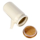 1-teilige Ölspenderflasche Gewürzflasche Keramiköl kann Olivenölkessel