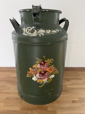 Vintage dzbanek na mleko malarstwo rolnicze ręcznie malowane duża dekoracja