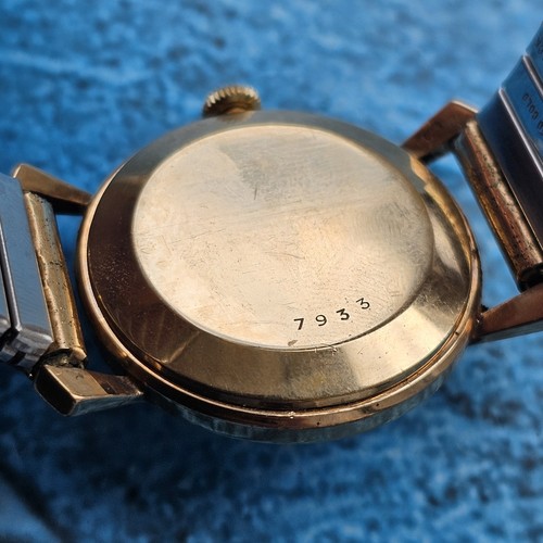 Vintage 9k Solid Gold Jaeger LeCoultre Hand-Winding Men's Wristwatch Cal P480/c - Picture 6 of 11