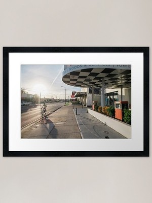 Joel on Sydney Melbourne Alpine 120 Framed Wall Art Poster Canvas Print Picture