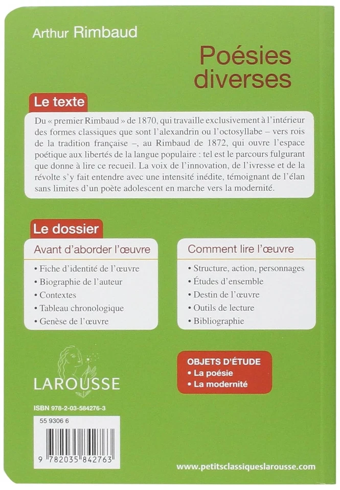Arthur Rimbaud Poesies Diverses (Paperback) - Image 2 of 3