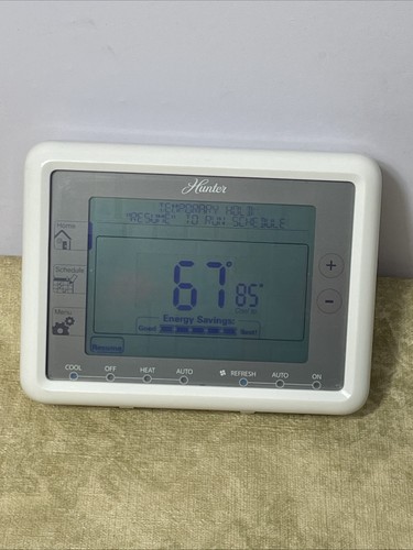 Hunter Programmable Max Universal 7 Day Thermostat Model 44905 Tested