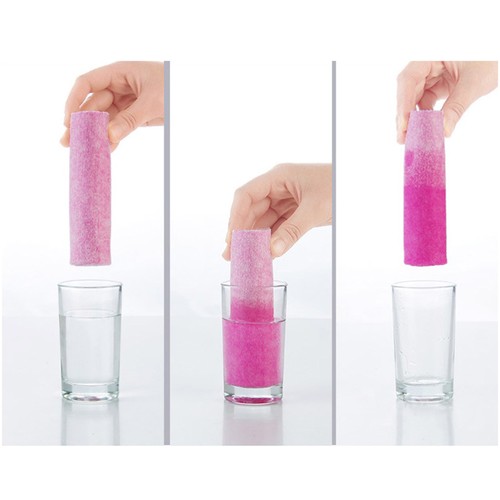 5 Stück Superfeine Faser Saugfähig Küche Geschirrtücher Reinigungstücher Violett - Bild 6 von 11