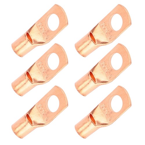 50x Kupfer Ring Lug Terminal Eingesackt Kaltgepresst Rot Kupfer SC Serie Termina - Bild 7 von 16