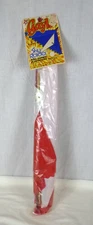 NOS Vtg 1975 Gayla 42" Sky Raider Kite Red White No 110 Keel Rider Sealed PKG