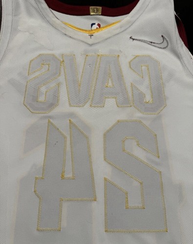 Auténtica camiseta de baloncesto Nike Cleveland Cavaliers Larry Nance Jr usada en juegos - Imagen 16 de 22