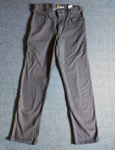 Carhartt Pants Mens 34x32 Canvas Rugged Flex Relaxed Fit Work Wear Lot 2 - Picture 2 of 14