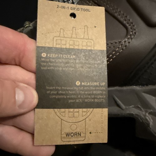 Ace work boots shoes for crews composite toe new leather work boots - 第 8/9 張圖片