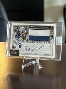 2020 Panini One 55/199 Michael Pittman Jr #22 RPA Rookie Patch Auto RPA