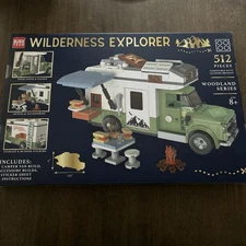 Block Tech Wilderness Explorer Accessories Block Set Woodland Series Camper Van