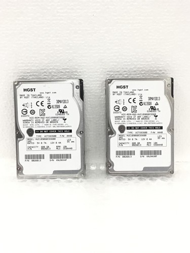 20x HGST HUC109060CSS600 600 GB 2.5" SAS Hard Disk Drive WORKING FREE SHIPPING - Picture 1 of 8