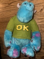 Disney Pixar Monster University Sully 12 Inch Talking Plush WORKS My Scare Pal