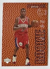 1996-97 Upper Deck Rookie Exclusives Allen Iverson #R1 RC Sixers 76ers Legend