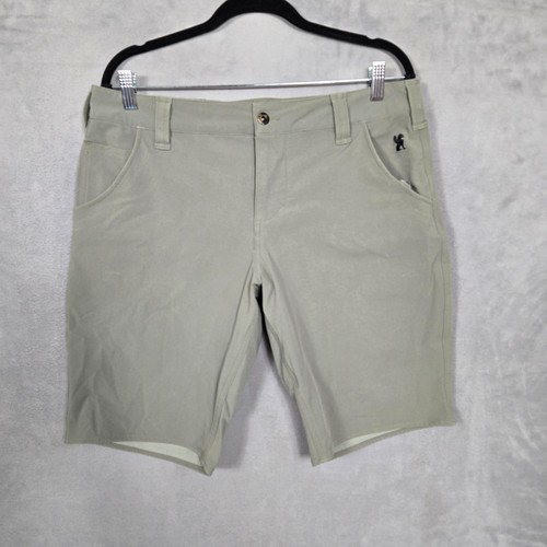 Chrome Industries shorts mens 34x11 olive stretch *FLAWS* - Picture 1 of 15