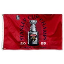 Florida Panthers 2025 Stanley Cup Champions Large Outdoor Flag