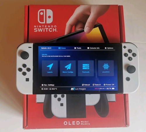 Nintendo Switch Modelo OLED - 256GB - Picofly - Blanca o neón. - Foto 1 di 3