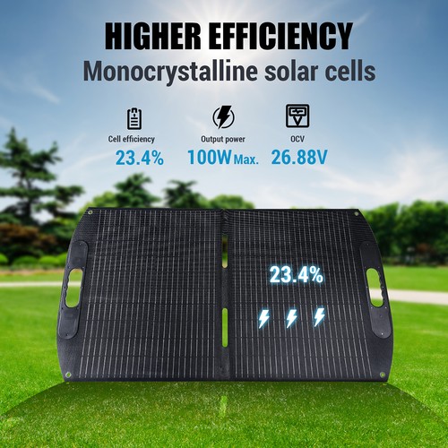 200W Foldable Mono Solar Panel Kit with Controller for Camping Home RV Boat Car - Picture 44 of 77