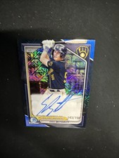 Eric Bitonti 2024 Bowman Mega Box Blue Mojo Refractor 143/150 #BMA-EBI Brewers