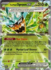 Teal Mask Ogerpon EX /167 Twilight Masquerade Ultra Rare Holo -NM/M