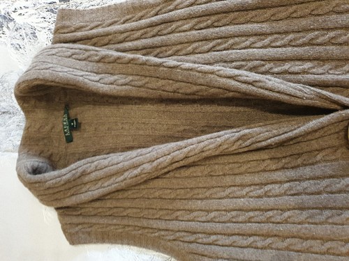 Women's Ralph Lauren Sleeveless Fine Knitted Wrap Top. Size MEDIUM - Picture 12 of 18
