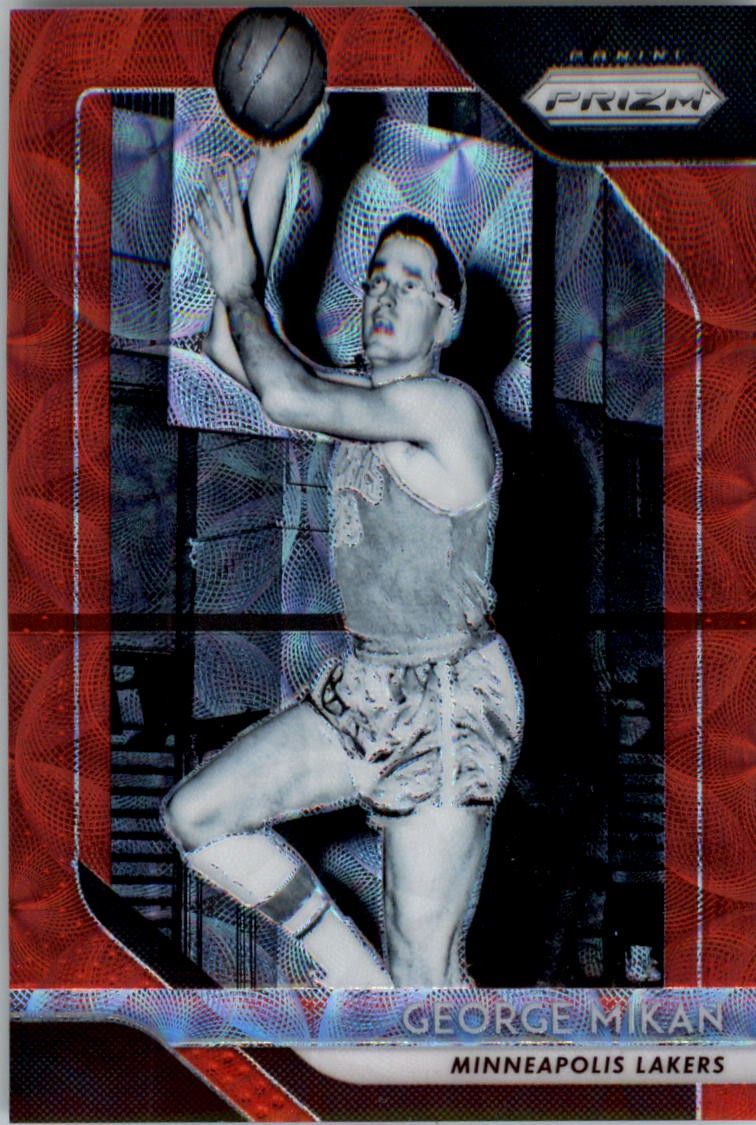 2018-19 Panini Prizm Prizms Choice Red #285 George Mikan /88 - BSK