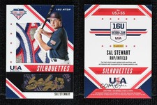 2020 Panini USA Baseball Stars & Stripes Black Gold Prime /5 Sal Stewart Auto