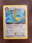 Dark Dragonite Team Rocket Pokemon Card  WOTC NM