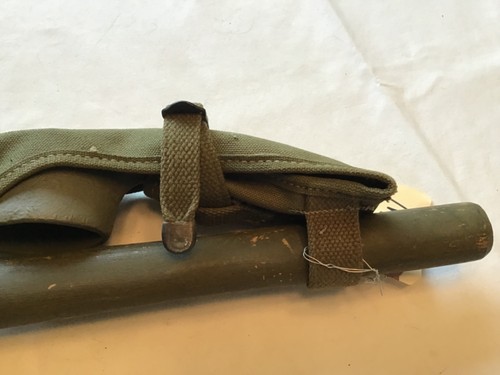 US M1910 1944 Diamond Calk Pick Mattock w/ 1945 American Canvas Carrier - Imagen 4 de 14