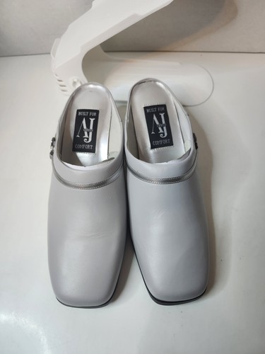 AJ Valenci Built for Comfort Schuhe grau Pantoletten Größe 8,5 W - Bild 4 von 8