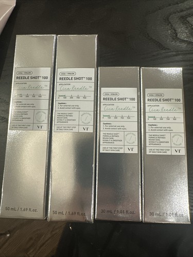 VT CICA Reedle Shot 100, Daily Night Exosome, Microneedling Serum 4 Pack Lot NEW - Picture 1 of 6