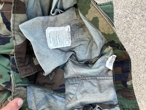 Vintage Vietnam War Era Army Military Draw String Camo Cargo Pants Chinos 38 30 - Picture 4 of 13